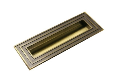 Bronze Cabinet Wardrobe Cupboard Knob Invisible Drawer Door Pulls Handles 96mm 3.78" MBS384-2