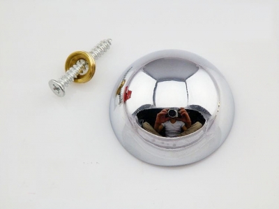 Lot Of 50 Semicircular Curved Advertisement Fixing Screws Glass Standoff Pin(D:23mm)