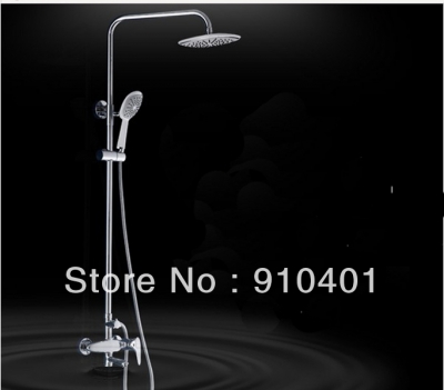 Wholesale And Retail Promotion NEW Design Polished Chrome Shower Faucet Set Wall Mounted Bathroom Tub Mixer Tap