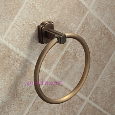 antique bronze bathroom accessaries round towel hook wall mounted hook [Towel bar ring shelf-5142|]