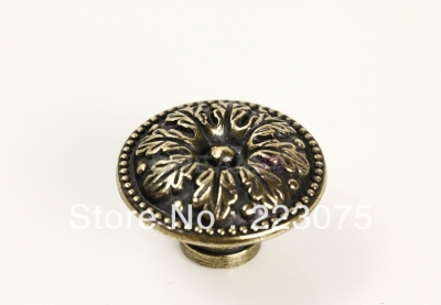 -ZH7793 D:35MM w screw European luxury Antique drawer cabinets pull handle door knobs 10pcs/lot