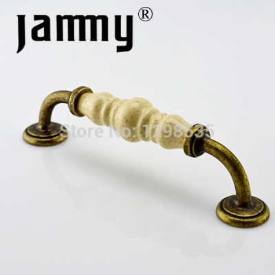 2014 128MM Ceramic handles furniture decorative kitchen cabinet handle high quality armbry door pull