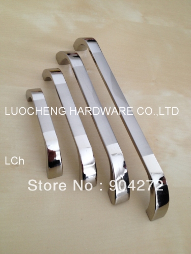 50 PCS/LOT HOLE TO HOLE 64MM STAINLESS STEEL CABINET HANDLES CHROME FININSH