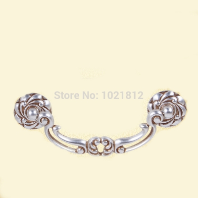 Antique Silver Drawer Handle Cabinet Door Handle Cupboard Handle Kitchen Drawer Handle Knob 128mm CC H1069-03 [CabinetHandle-166|]