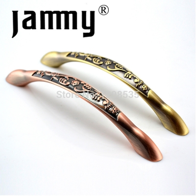 Hot selling 2014 European Antique Copper furniture decorative kitchen cabinet handle high quality armbry door pull