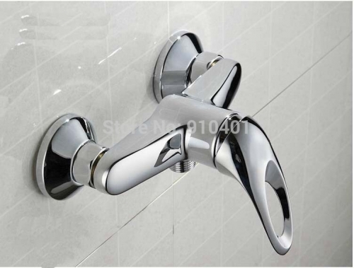 Wholesale And Retail Promotion Luxury wall mounted bathroom tub faucet single handle chrome brass sink mixer tap