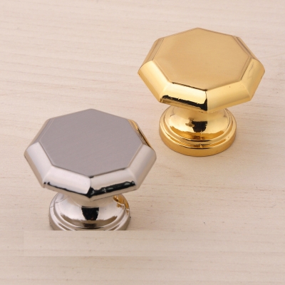 Silver Gold Plated Modern Style Kitchen Cupboard Cabinet Furniture Wardrobe Door Drawer Pull Handle Knob 10PCS