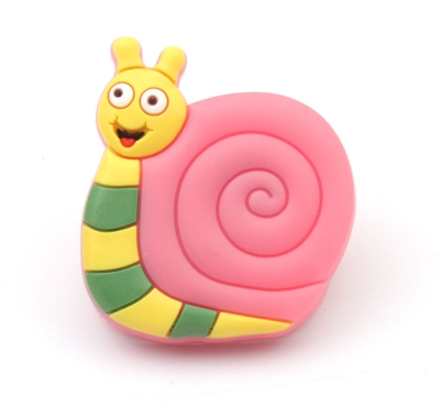 Snail Rubber colorful Kids' knob cartoon handle knob Children defend soft knob child protection knob handle environmental EP