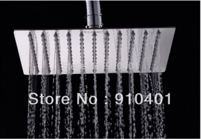 Wholesale And Retail Promotion Wall & Celling Mount Bathroom Shower Head 10"Square Rainfall Shower Head Chrome