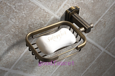 Antique bronze soap dishes solid brass soap holder wall mount soap basket bathroom accessaries [Soap Dispenser Soap Dish-4306|]