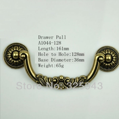 128mm Classic Antique Furniture Hardware Kitchen Cabinet Knobs And Handles Drawer Pulls A1044