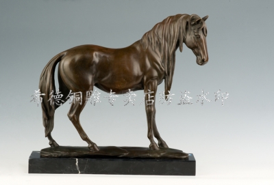 Horse sculpture copper sculpture crafts quality bronze sculpture, crafts animal dw-038