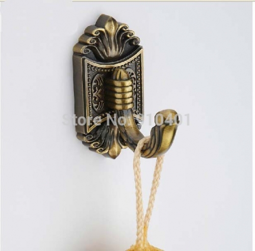 Wholesale And Retail Promotion NEW Luxury Antique Bronze Embossed Bathroom Towel Coat Hooks Wall Mounted Hanger
