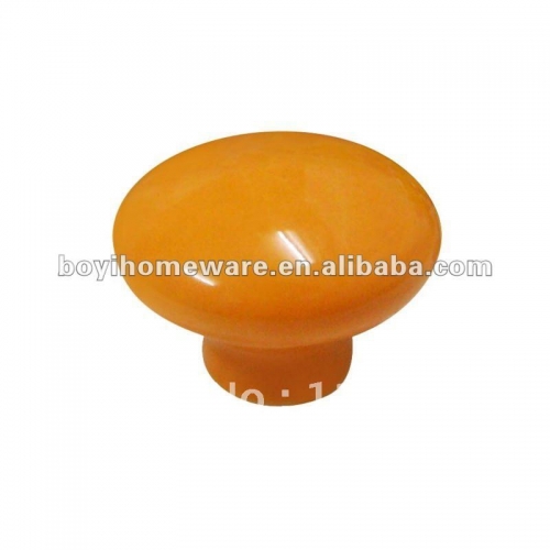 colored ceramic cheap knobs handles wholesale and retail shipping discount 100pcs/lot R ORANGE