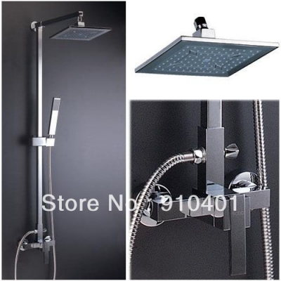 rainfall contemporary shower set with handy unit tap hand shower with slide bar LX-9050
