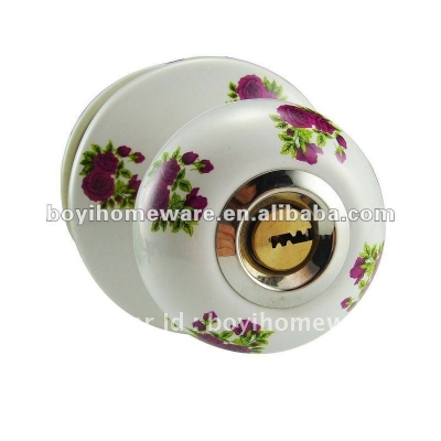wholesale rose knob locks hotel room door locks wholesale and retail shipping discount 24 sets/lot S-009