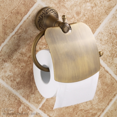 Antique copper towel rack, copper antique toilet paper holder, paper towel holder bathroom accessories [BathroomHardware-170|]