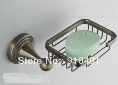Wholesale And Retail Promotion Classic Antique brass Bathroom Wall Mounted Soap Dish Holder Soap Dishes Basket [Soap Dispenser Soap Dish-4245|]