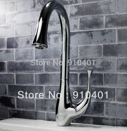 Wholesale And Retail Promotion Deck Mounted Chrome Brass Kitchen Faucet Dual Sprayer Sink Mixer Tap