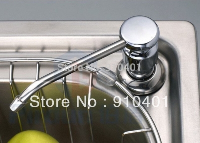 Wholesale And Retail Promotion Kitchen Deck Mounted Stainless Steel Liquid Soap Dispenser Pop Up Soap Dispenser