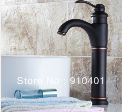 Wholesale And Retail Promotion Tall Style Oil Rubbed Bronze Bathroom Vessel Sink Faucet Single Handle Mixer Tap