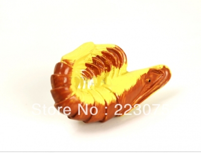 - resin shrimp Cabinet DRAWER Pull Dresser pull/ Kitchen knob door handel with screw 10pcs/lot