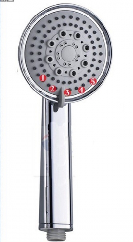 NEW Bathroom Hand Shower Sprinkler And Multi-function Hand Shower Five Different Kinds Of Effluent Cheap Chrome Finish