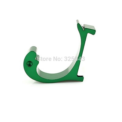 New 1pc Green Clothing Hooks Space Alumimum Home DIY Towel Hanger Hooks Wall-mounted 10 Kinds Color to Chose