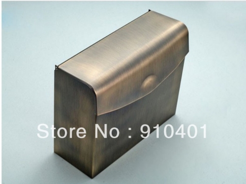 Wholesale And Retail Promotion Antique Bronze Wall Mounted Toilet Paper Holder Waterproof Paper Box Wall Mount