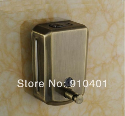 Wholesale And Retail Promotion Antique Bronze Wall Mount Soap Dishpenser Square Bathroom Soap Dishpenser 500ml