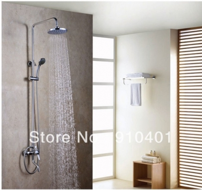 Wholesale And Retail Promotion Luxury Wall Mounted Bathroom Shower Faucet Set Bathtub Mixer Tap Shower Column