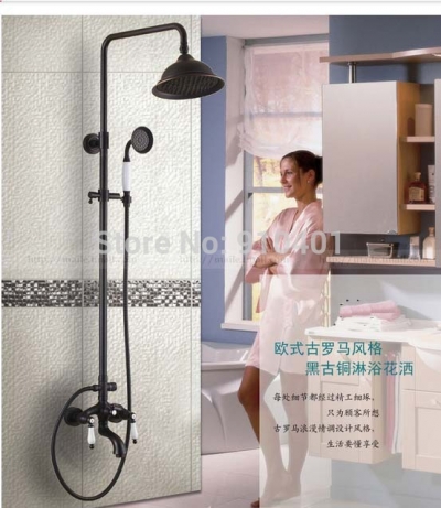 Wholesale And Retail Promotion Modern Ceramic Wall Mounted Oil Rubbed Bronze Rain Shower Faucet Tub Mixer Tap