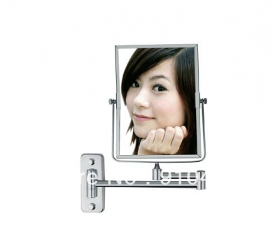 Wholesale And Retail Promotion NEW Modern Square Wall Mounted Beauty Makeup Mirror Magnifying Bathroom Mirror