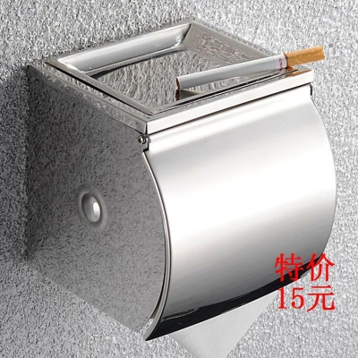 Toilet paper box stainless steel tissue box toilet paper holder waterproof paper holder paper towel holder thickening