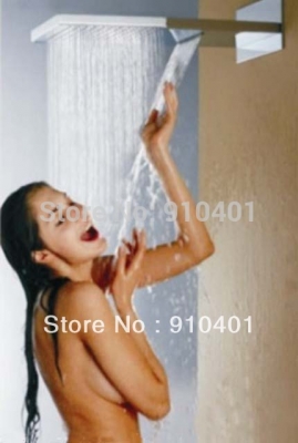Wholesale And Retail Promotion Luxury Brushed Nickel Brass Shower Head Waterfall Rainfall Shower Sprayer Head