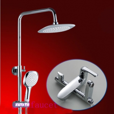 Wholesale And Retail Promotion Luxury Polished Chrome Bathroom Shower Mixer Tap Tub Faucet W/ Handheld Shower