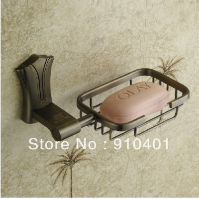 Wholesale And Retail Promotion Modern Antique Brass Bathroom Shower Soap Dish Holder Square Soap Basket Holder
