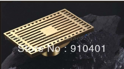 Wholesale And Retail Promotion NEW Modern Square Antique Brass Bathroom Shower Drain Washer Floor Waste Drain