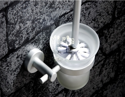 bathroom aluminum toilet brush toilet cup soft-bristle brush head bathroom accessories hardware accessories [BathroomHardware-35|]