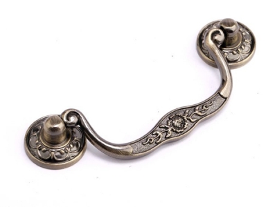european and american style rural furniture handle zinc alloy antique bronze pull for drawer/funiture/closet Free shipping [Ancient silver knobs-123|]