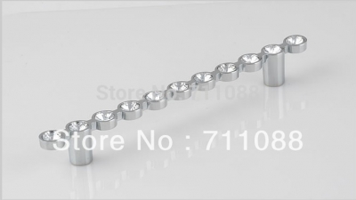 luxury alloy classic knob crystal shinning diamond Kitchen Cabinet Furniture Handle knob hole distance 64mm