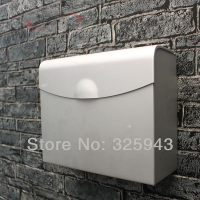 Aluminum Postbox Tiolet Paper Holder CaseWith Cover Roll Dispenser Carton Plumbing Fixtures Bathroom Accesories