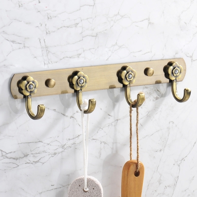 Antique Style stainless steel robe hooks clothes hanging hook Bronze color solid clothes hook Wall Mounted Coat Hook hanger [ClothesHooks-128|]