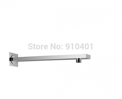 Wholesale And Retail Promotion 37cm Length Chrome Brass Wall Mounted Square Bathroom Shower Arm