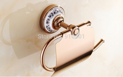 Wholesale And Retail Promotion Modern Bathroom Ceramic Base Toilet Paper Holder Wall Mount Roll Paper Holder [Toilet paper holder-4592|]