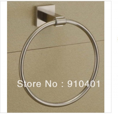 Wholesale And Retail Promotion NEW Chrome Brass Semi-circle Towel Ring Hanging Ring Towel Holder Towel Hanger