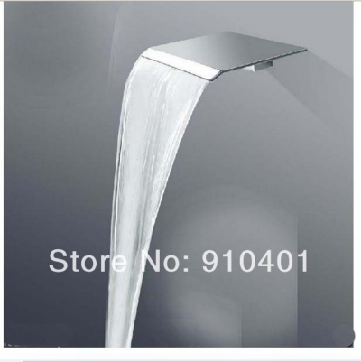 wholesale and retail Promotion Modern Chrome Brass Wall Mounted Shower Head Tub Replacement Waterfall Shower