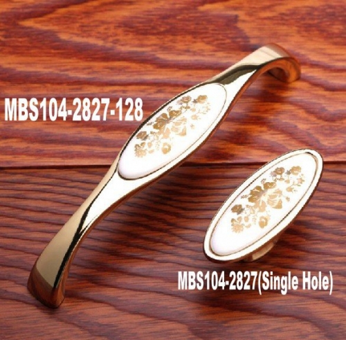 Golden Modern Simple Style MBS104-2827-128 Cabinet Handles Wardrobe Cupboard Drawer Pulls MBS104-2