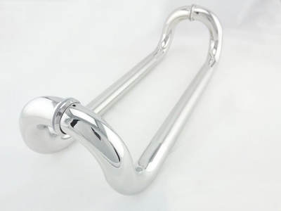 17 7/10'' Stainless Steel Pull Door Handle For Wood - Timber or Glass Entry Door
