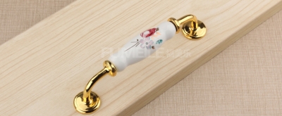 Tulip Ceramics Cabinet Wardrobe Cupboard Knob Drawer Door Pulls Handles 128mm 5.04" MBS363-4 [Handles&Knobs-372|]